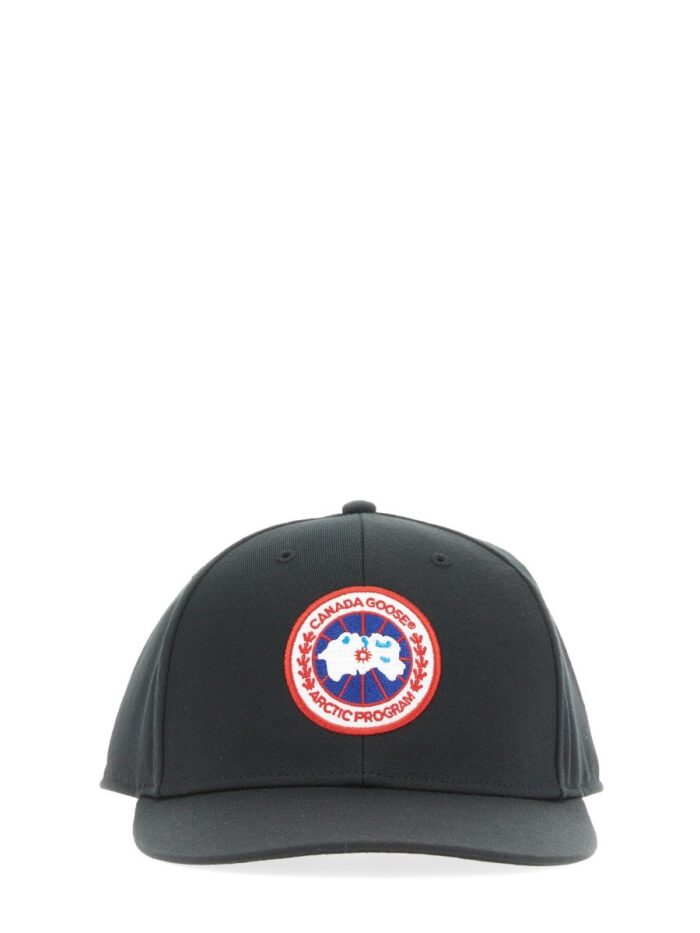 CANADA GOOSE CAPPELLO DA BASEBALL CON PATCH LOGO
