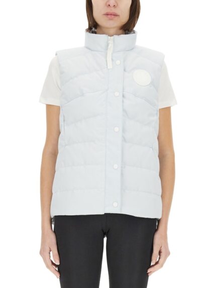CANADA GOOSE PADDED VEST WITH LOGO
