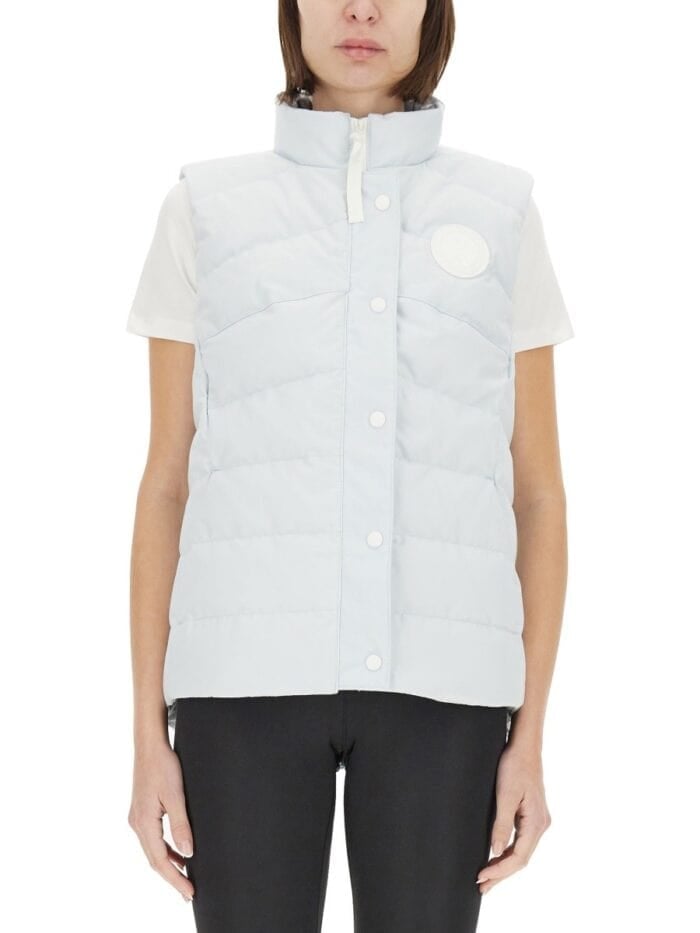 CANADA GOOSE PADDED VEST WITH LOGO
