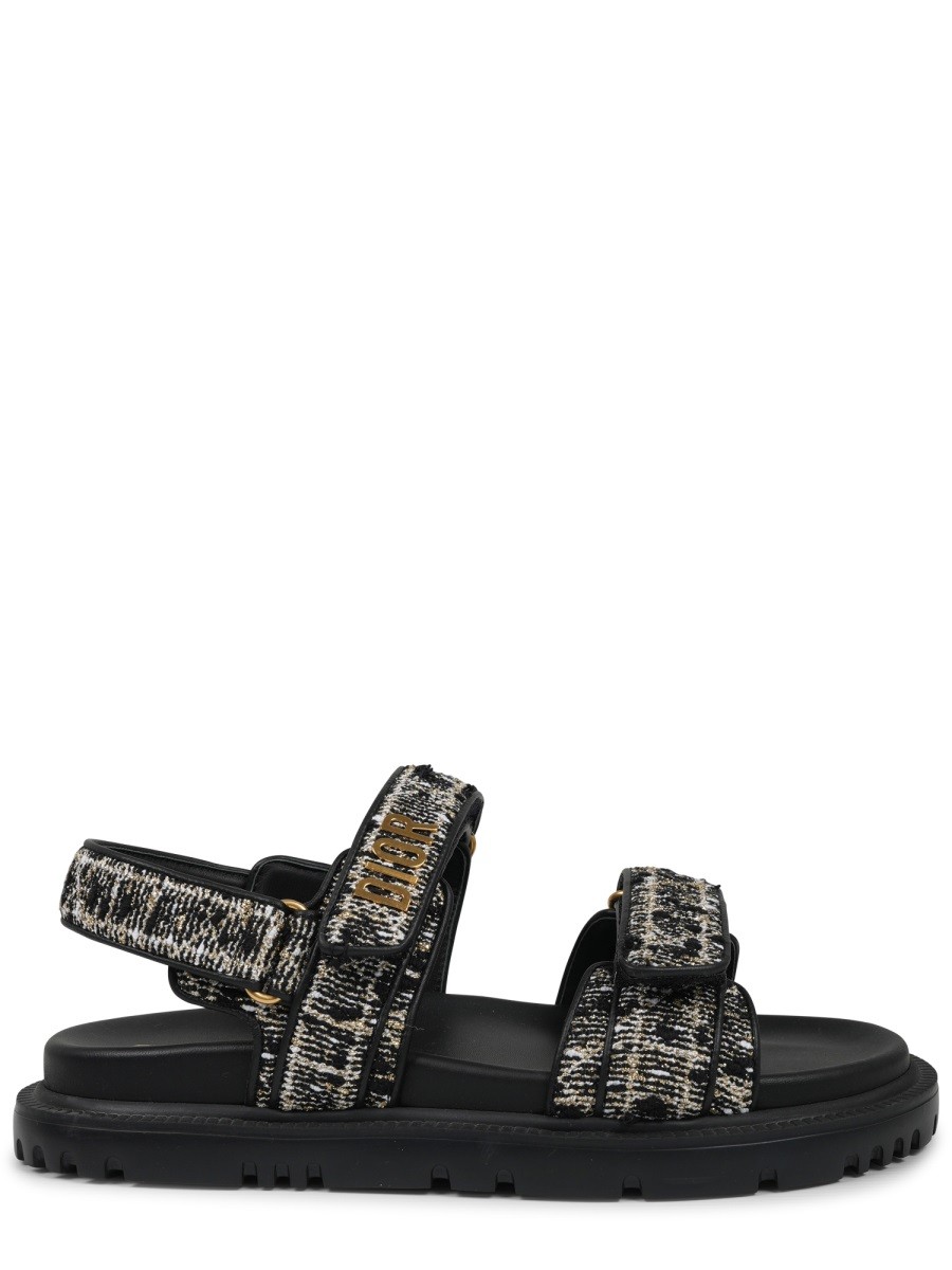 Dior "CANNAGE TWEED" SANDAL
