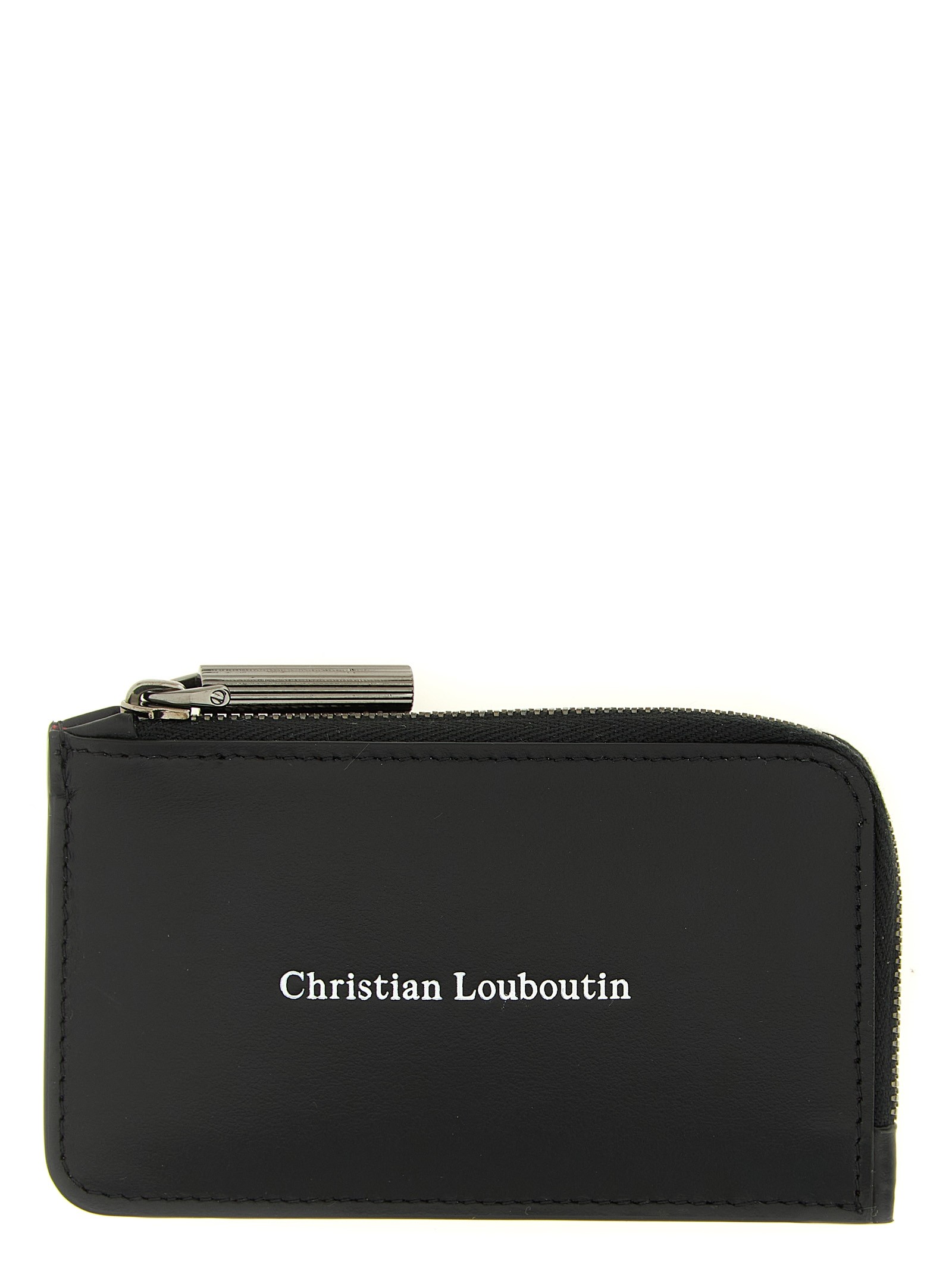 CHRISTIAN LOUBOUTIN 'Canopy' Zip Card Holder