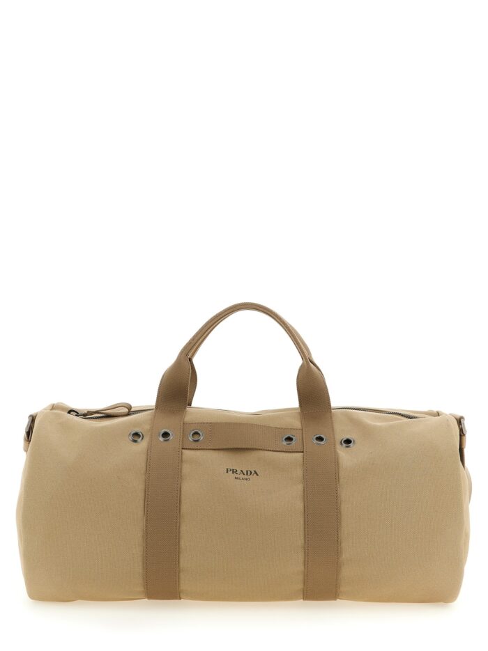 prada canvas travel bag PRADA Canvas Travel Bag