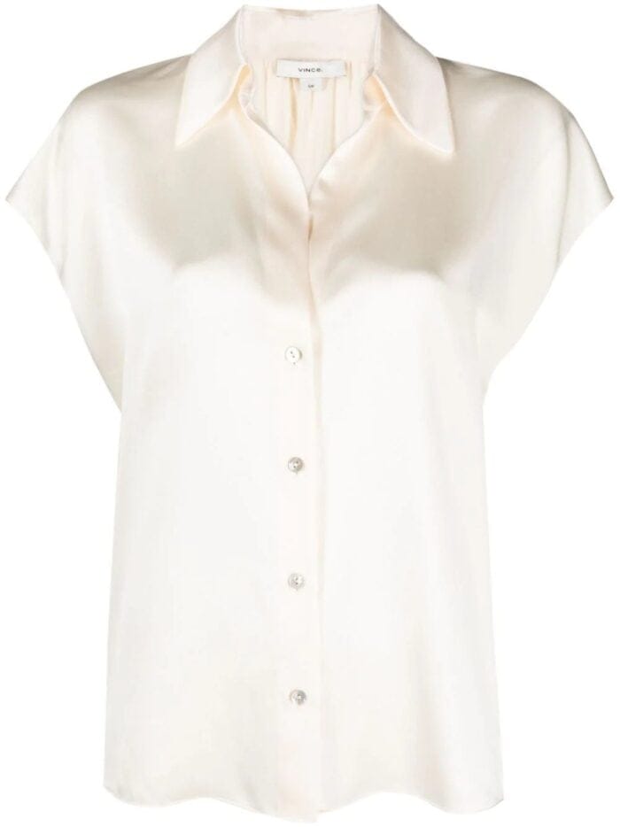 Cap Sleeve Ruched Blouse