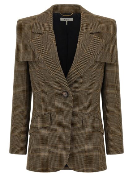 CHLOÉ Cape Detail Blazer