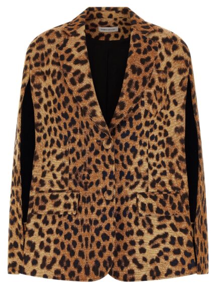 FEDERICA BONIFACI 'Cape Leopard' Blazer