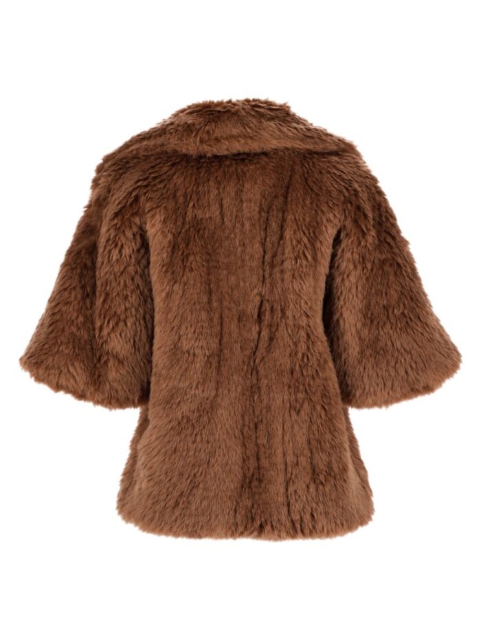 Max Mara Cappa In Lana Dalla Texture Soffice
