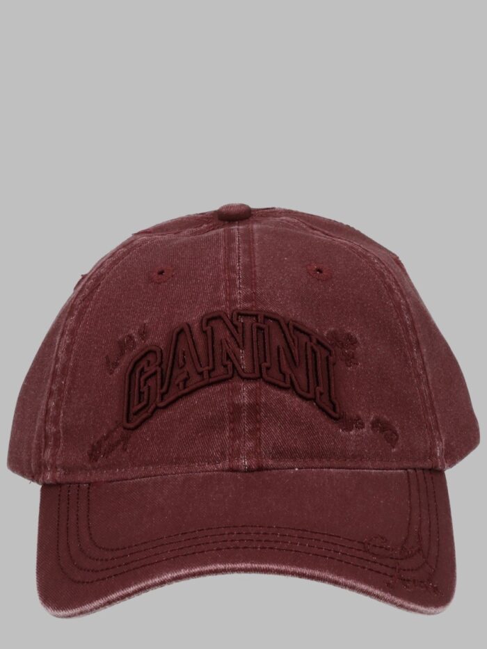 GANNI Cappello Da Baseball Con Logo