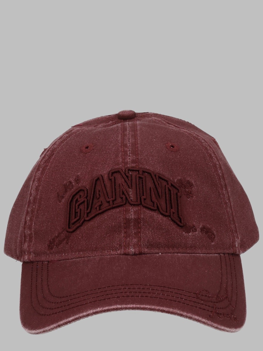 GANNI Cappello Da Baseball Con Logo