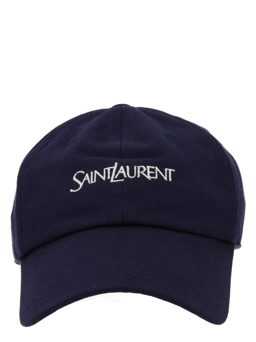 Saint Laurent Cappello Da Baseball Con Logo