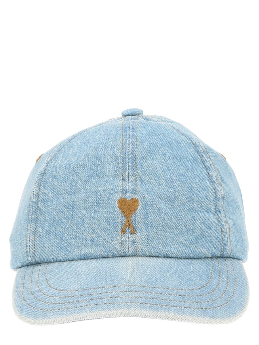 AMI PARIS Cappello Da Baseball Con Logo Ami De Cœur
