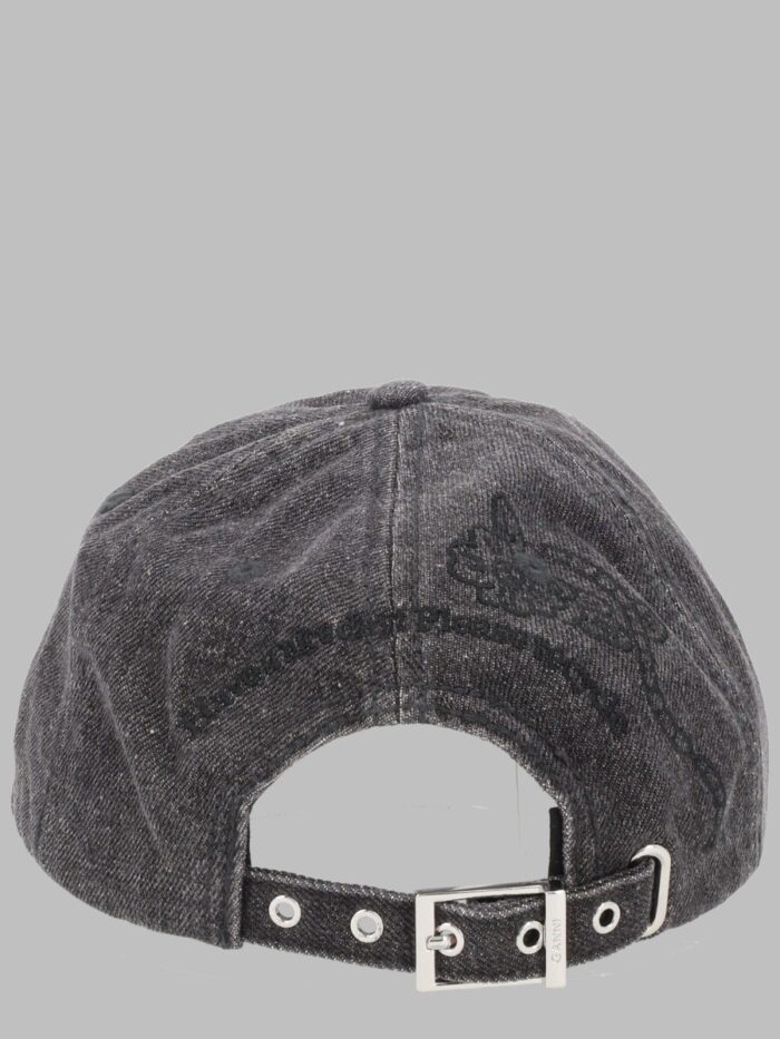 GANNI Cappello Da Baseball Con Ricami