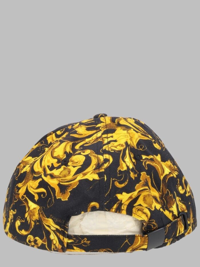 Versace Jeans Couture CAPPELLO DA BASEBALL CON STAMPA BAROCCA