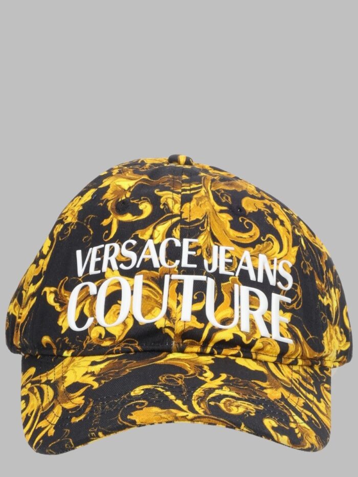 Versace Jeans Couture CAPPELLO DA BASEBALL CON STAMPA BAROCCA