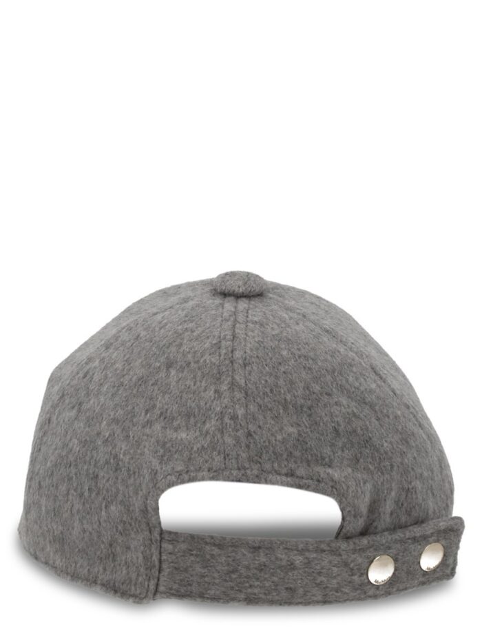 Max Mara CAPPELLO DA BASEBALL IN CASHMERE CON LOGO