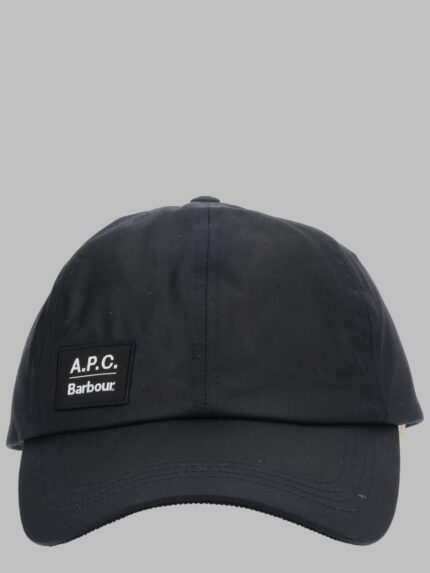 BARBOUR X A.P.C. Cappello Da Baseball In Cotone Cerato