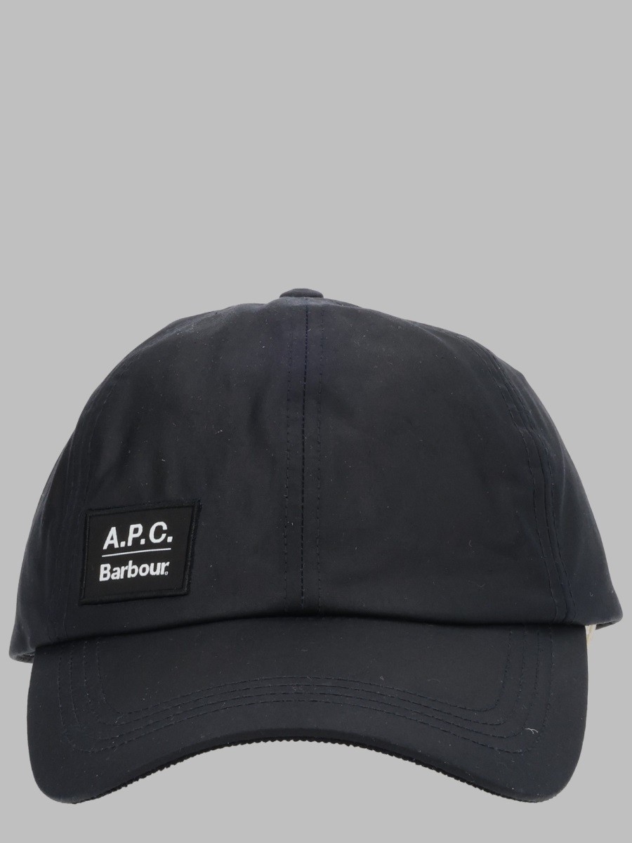 BARBOUR X A.P.C. Cappello Da Baseball In Cotone Cerato