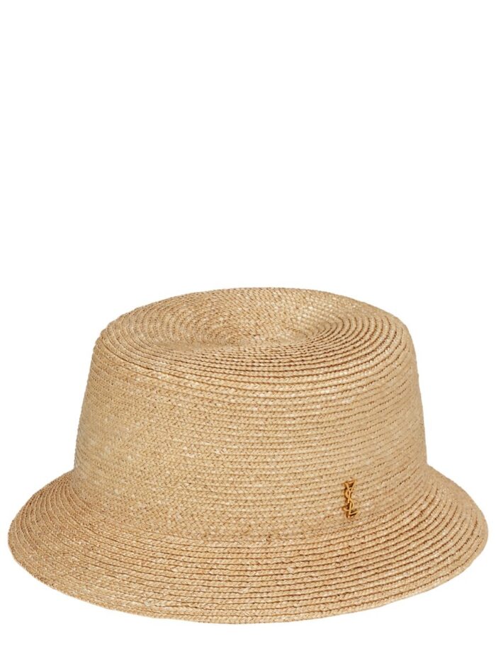 Saint Laurent CAPPELLO FEDORA IN PAGLIA