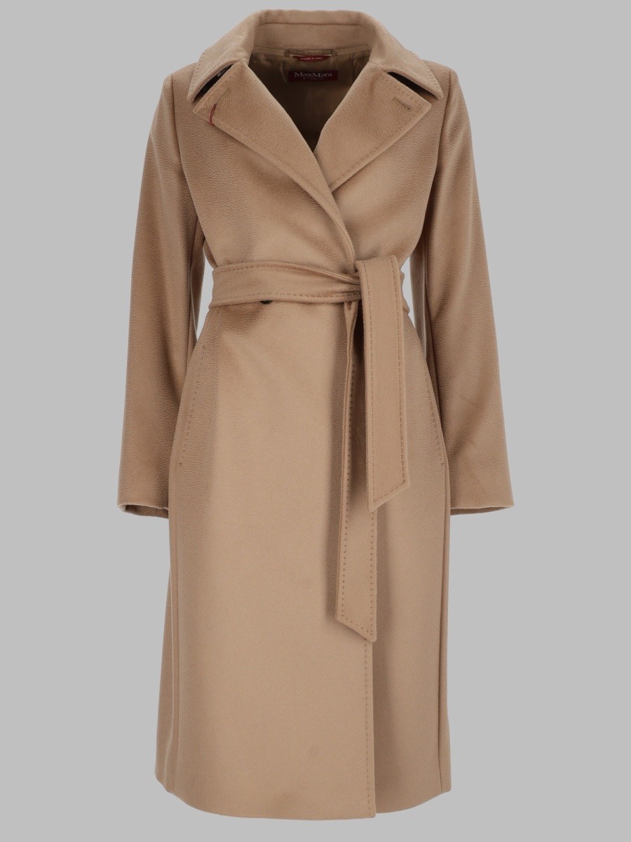 MAX MARA STUDIO CAPPOTTO A VESTAGLIA IN LANA