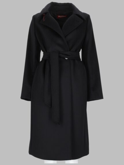 MAX MARA STUDIO CAPPOTTO A VESTAGLIA IN LANA