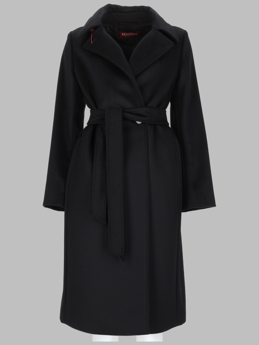 MAX MARA STUDIO CAPPOTTO A VESTAGLIA IN LANA