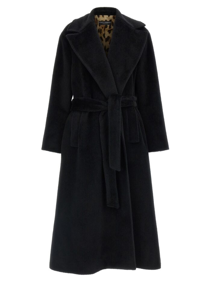 dolce&gabbana 'cappotto cintura in vita' coat DOLCE&GABBANA 'Cappotto Cintura In Vita' Coat