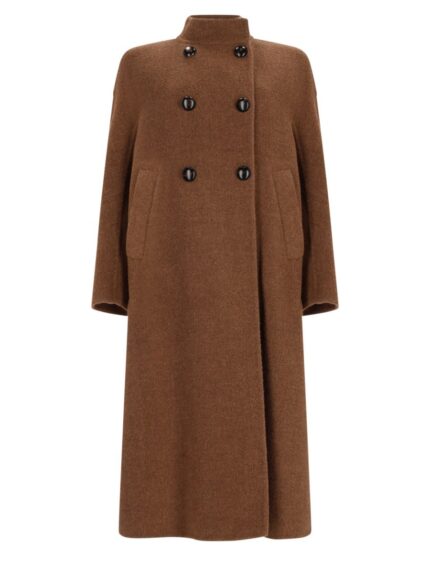 Max Mara Cappotto Cocoon In Baby Lama