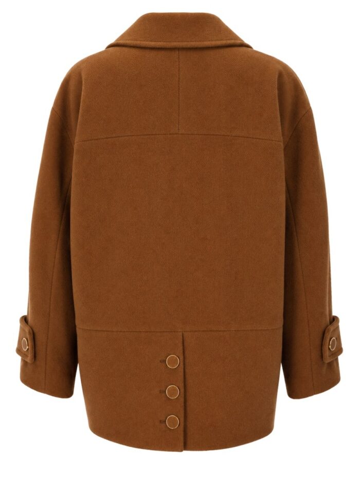 CHLOÉ CAPPOTTO CORTO DOPPIOPETTO IN LANA