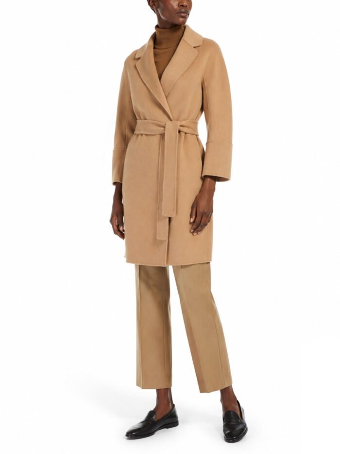 S MAX MARA CAPPOTTO CORTO IN LANA DOUBLE