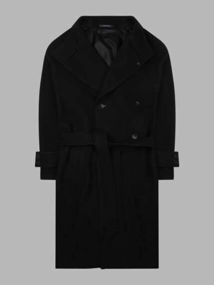 Tagliatore Cappotto Doppiopetto Con Cintura