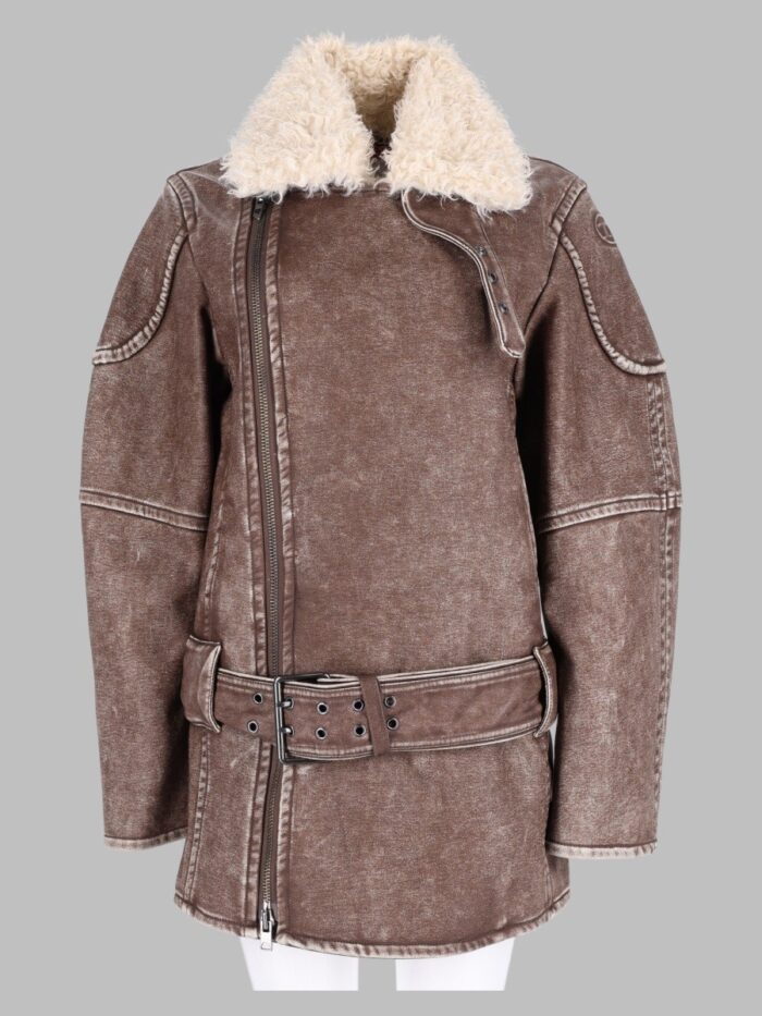 diesel cappotto doppiopetto stile aviator biker Diesel Cappotto Doppiopetto Stile Aviator-Biker