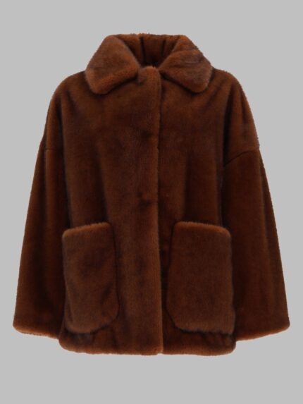 Herno CAPPOTTO IN ECO-PELLICCIA