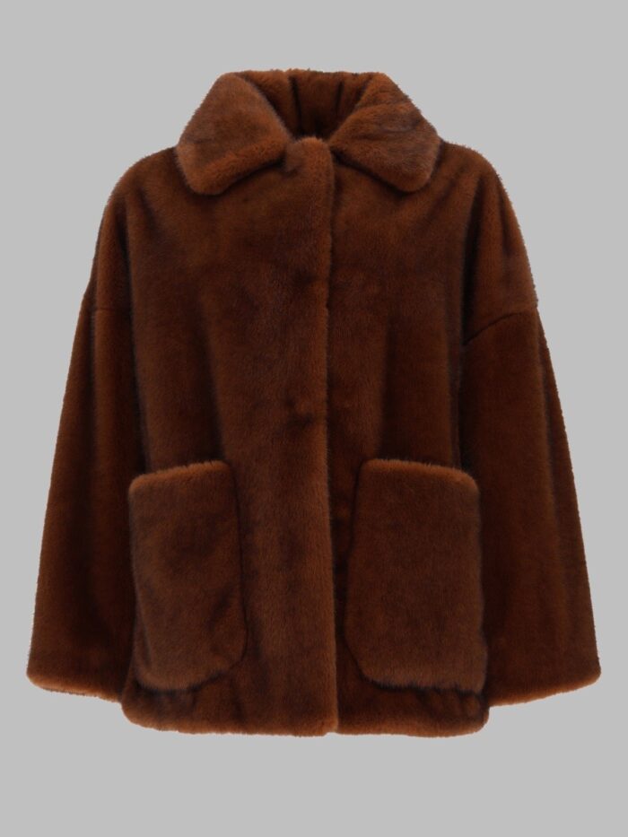 Herno CAPPOTTO IN ECO-PELLICCIA