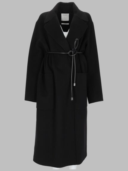Sportmax CAPPOTTO IN LANA CON CINTURA ANNODABILE