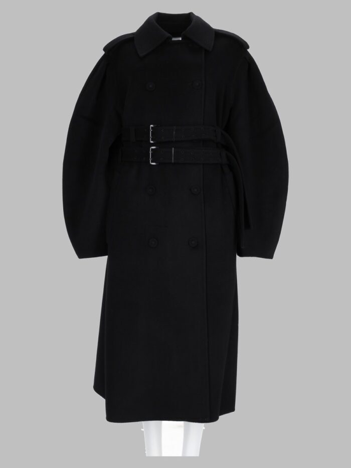 GANNI Cappotto In Lana Misto Cashmere
