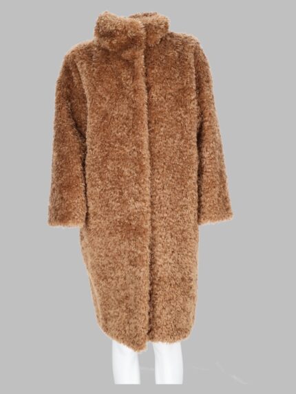 Herno Cappotto Teddy Curly In Ecopelliccia