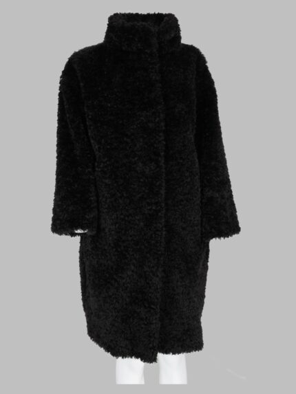 Herno Cappotto Teddy Curly In Ecopelliccia