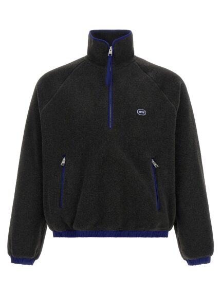 AMI PARIS Carbon Grey Vareuse Sweatshirt