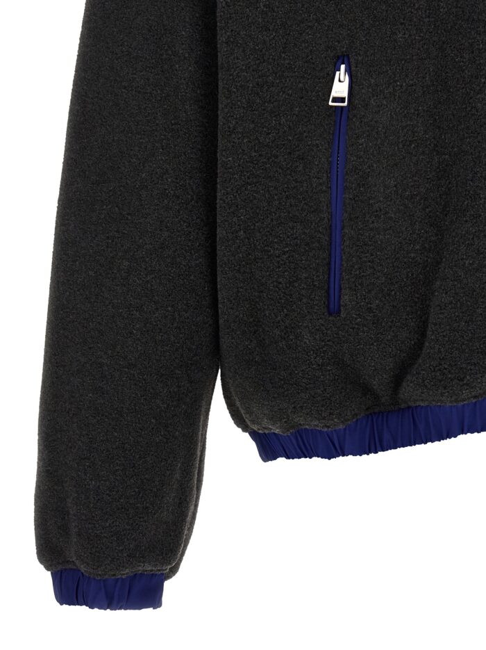 AMI PARIS Carbon Grey Vareuse Sweatshirt