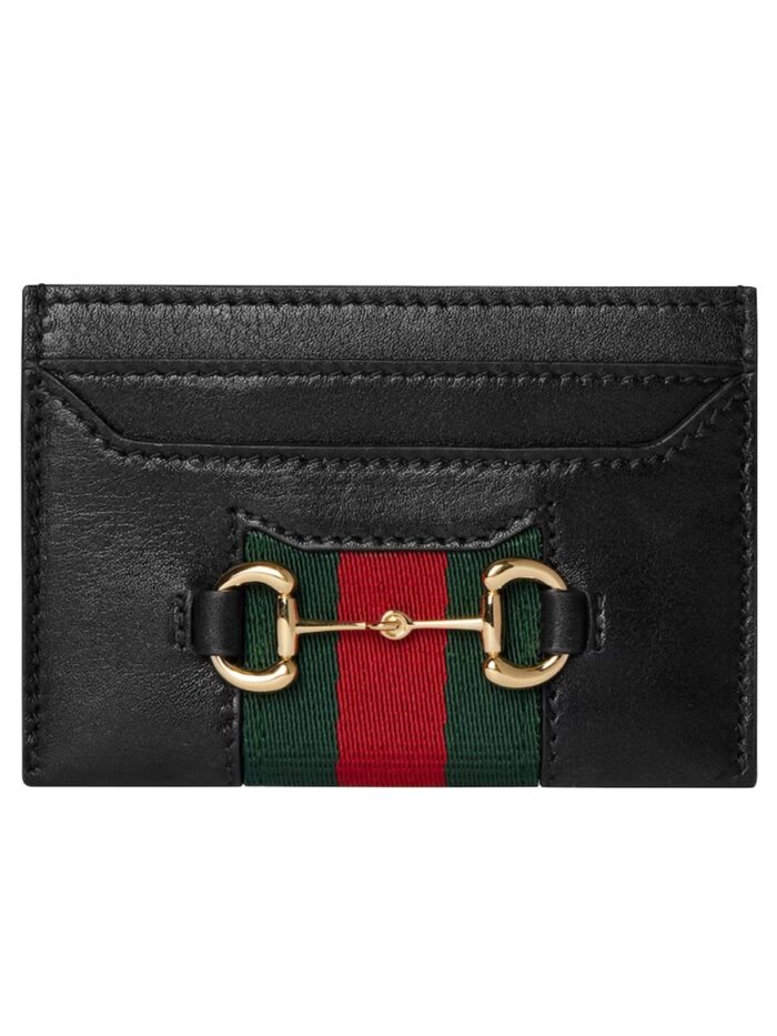 Gucci CARD HOLDER "WEB HORSEBT"
