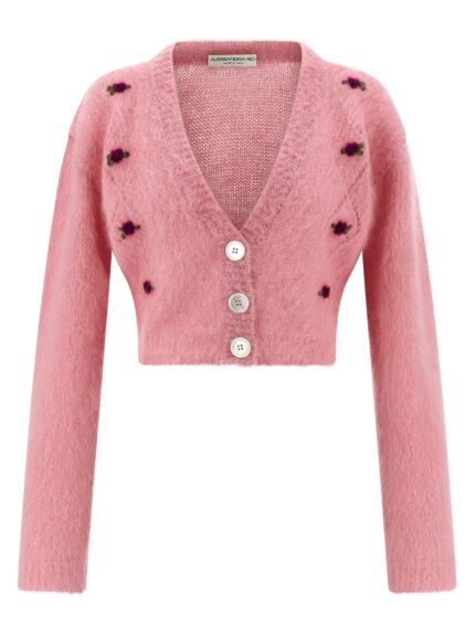 ALESSANDRA RICH 'Carded Mohair' Cardigan