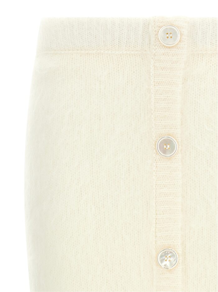 ALESSANDRA RICH 'Carded Mohair' Skirt