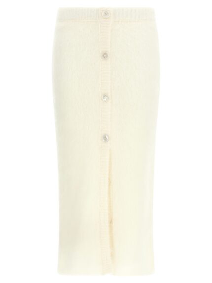 ALESSANDRA RICH 'Carded Mohair' Skirt
