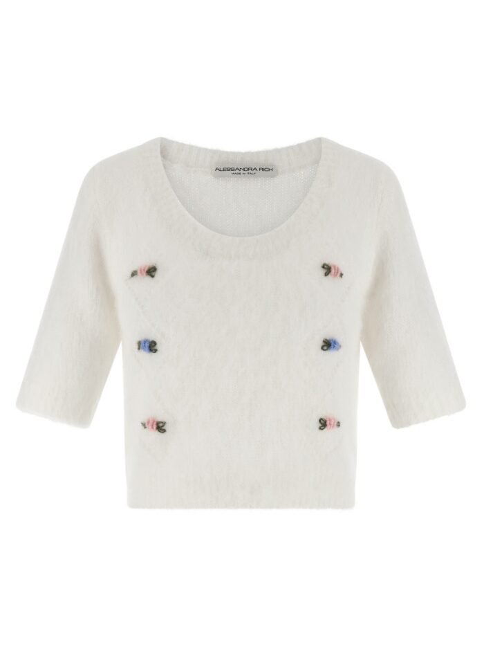 alessandra rich 'carded mohair' sweater ALESSANDRA RICH 'Carded Mohair' Sweater