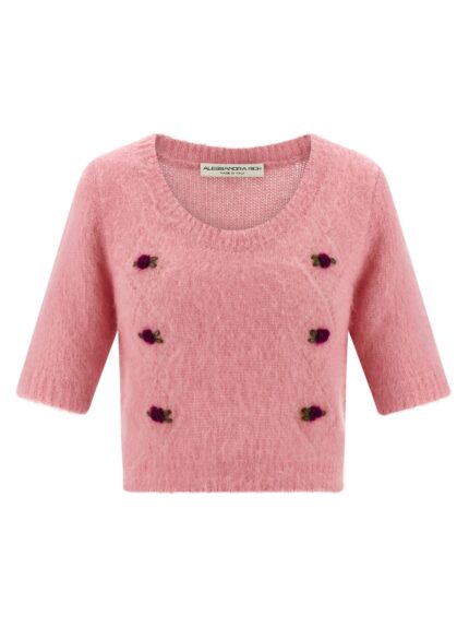 ALESSANDRA RICH 'Carded Mohair' Sweater