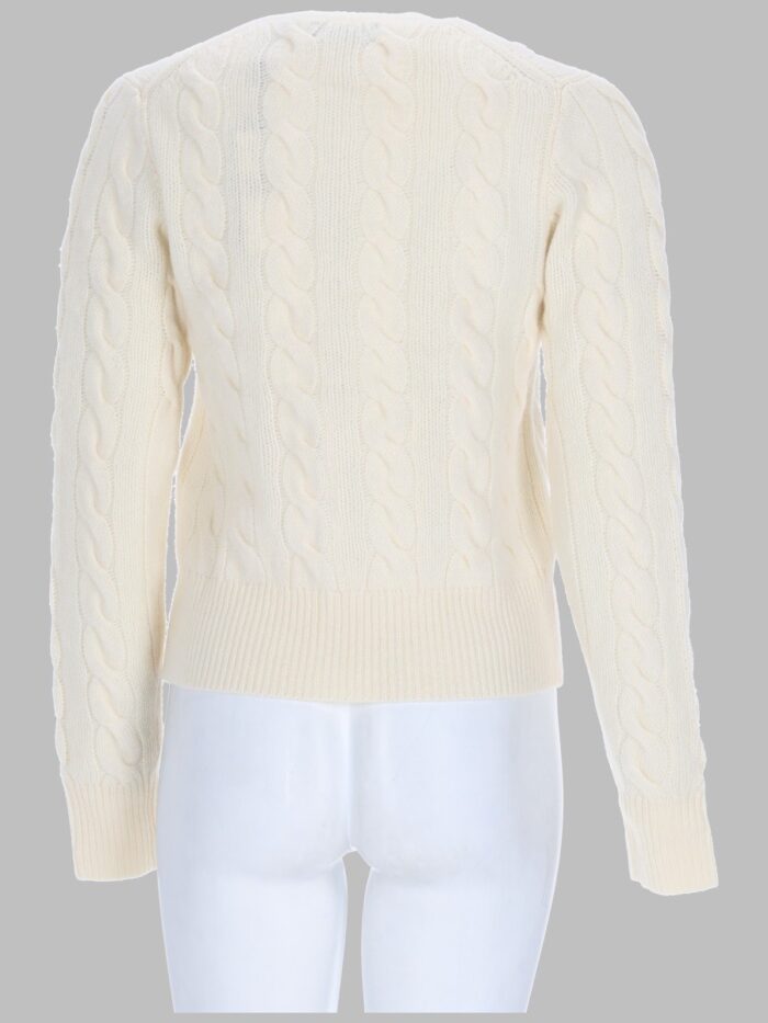 Polo Ralph Lauren CARDIGAN A TRECCE CON LOGO