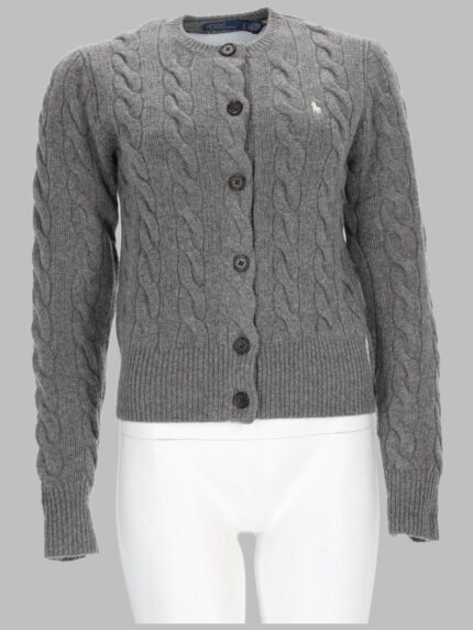 Polo Ralph Lauren CARDIGAN A TRECCE CON LOGO