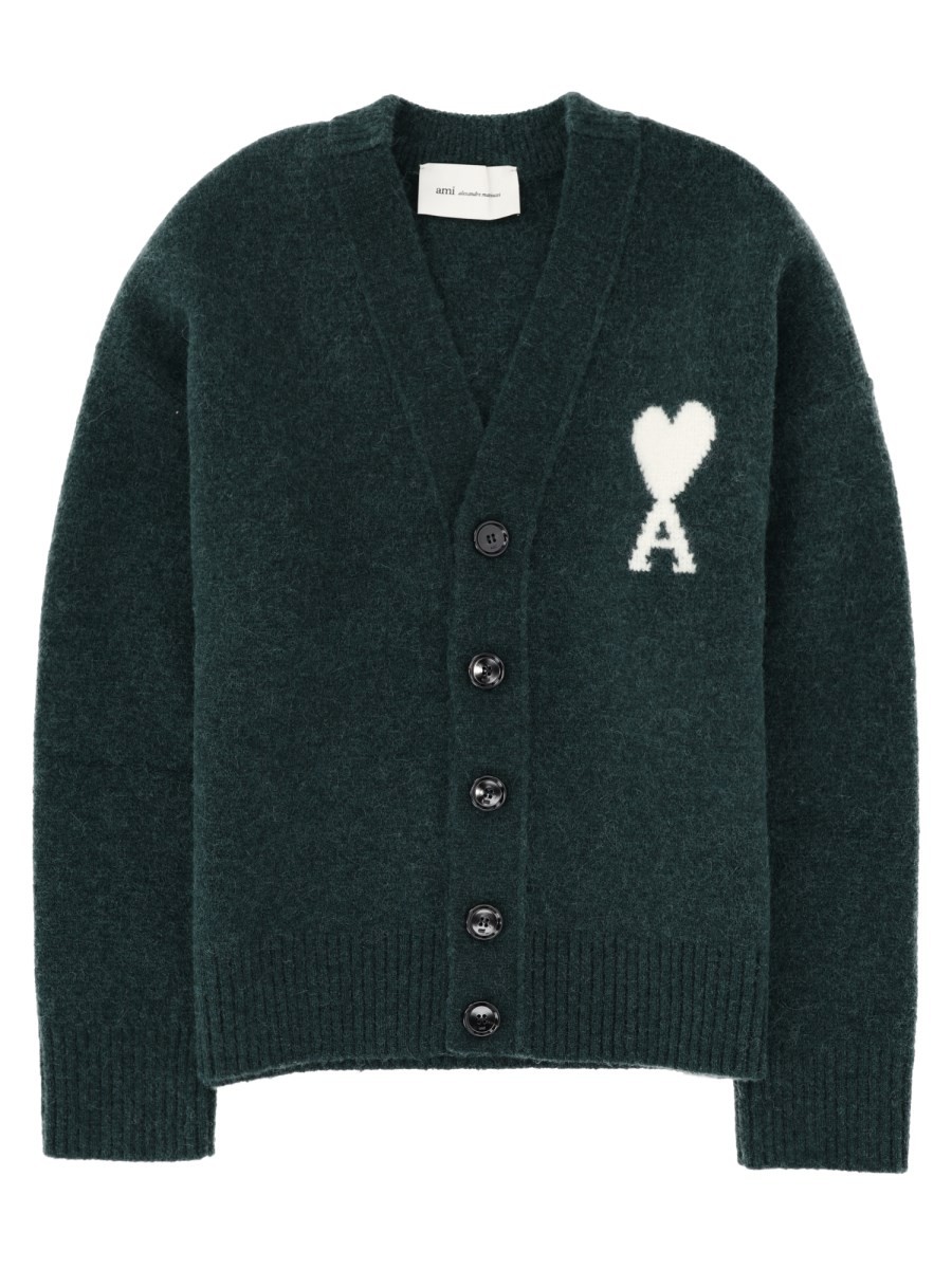AMI PARIS Cardigan "Ami De Coeur"
