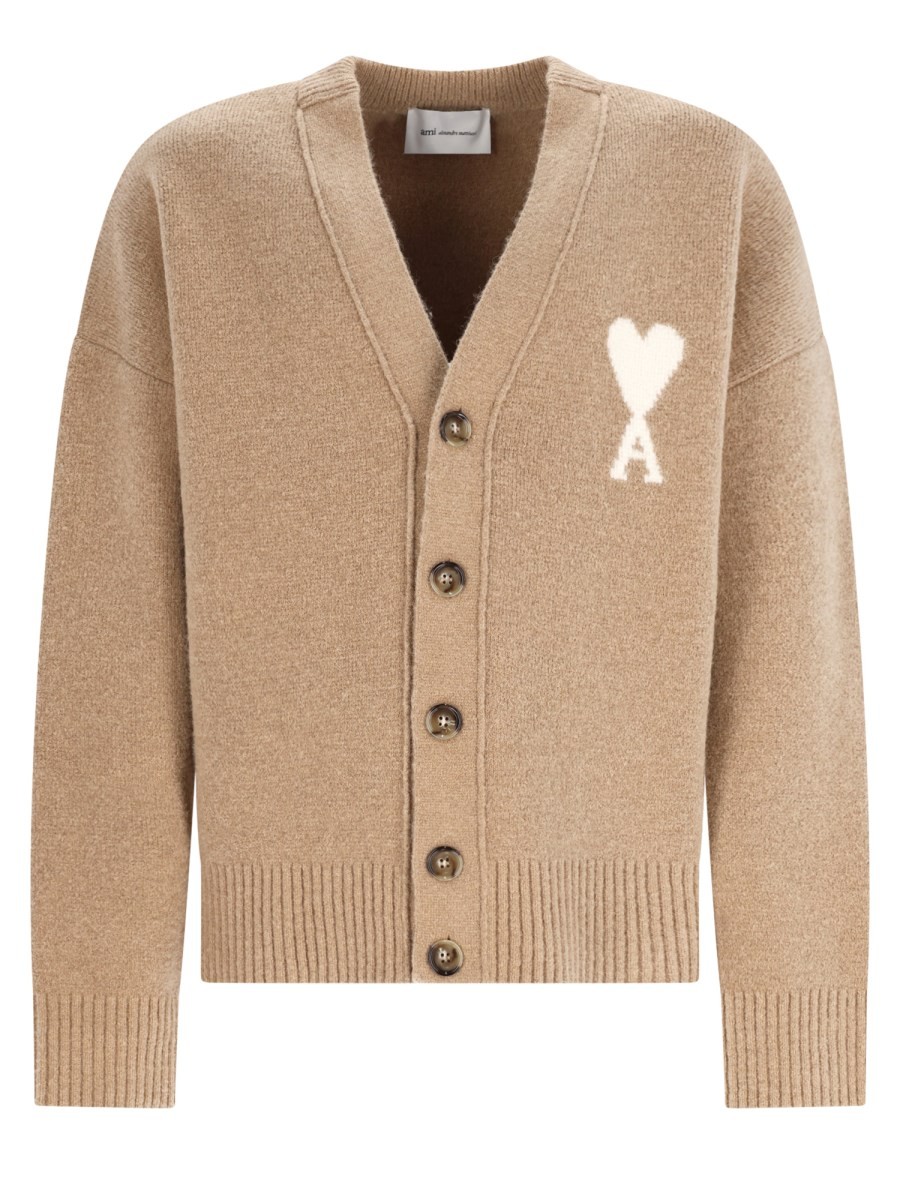 AMI PARIS Cardigan "Ami De Coeur"