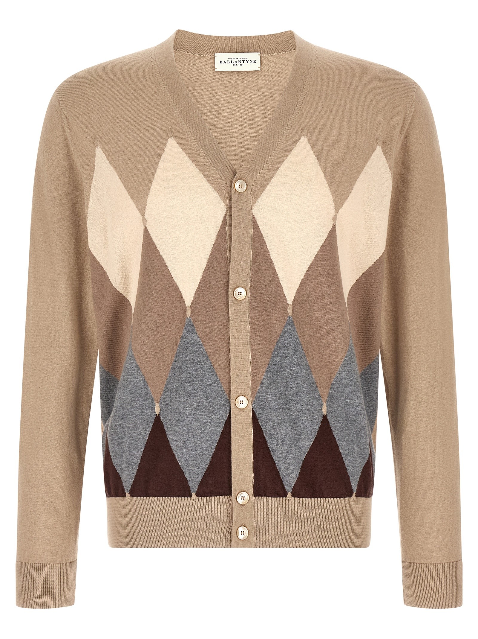 Ballantyne Cardigan Argyle