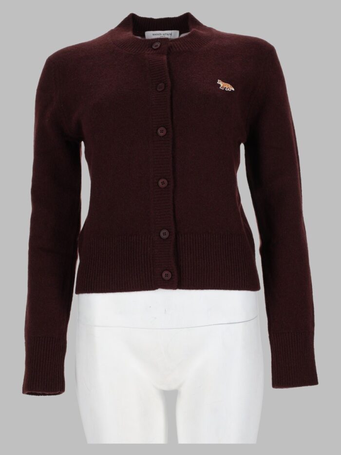maison kitsune cardigan "baby fox" Maison Kitsune Cardigan "Baby Fox"